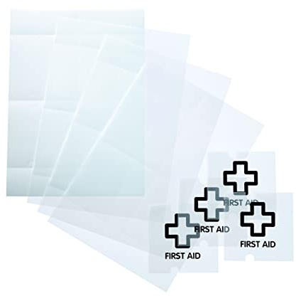 Durable 483019 Insticksark CRYSTAL SIGN (105x105mm), transparent, 10 stycken