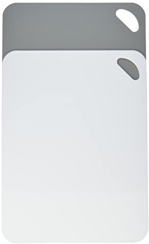 Kesper 30540 Tappetino da Taglio - Set di 2, Bianco/Grigio