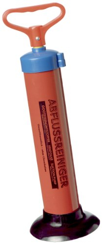 Cornat Abflußreiniger mit Vakuum-Saugpumpe - rot - ø 115 mm - Ideal zum Beseitigen von Rohrverstopfungen - für den Hausgebrauch/Abflussreiniger/Rohrreiniger/Pömpel/AGRV
