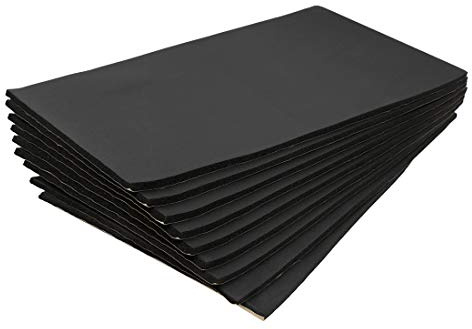 Sourcingmap Lot de 9 tapis d'isolation acoustique en coton mélangé 50 x 30 cm