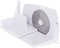 Adler AD4703 Cortafiambres Eléctrico Plegable, Loncheador Rebanador de Pan, Grosor de Corte Ajustable hasta 15mm, Protector de Dedos, Disco Corte de Acero Inoxidable 17 cm, 400W, Blanco