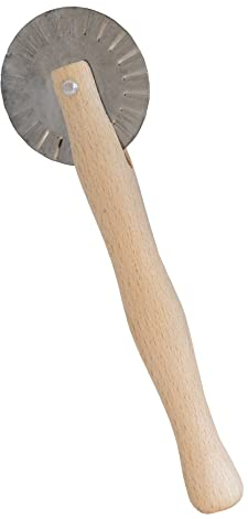 Chinchilla Rueda de amasar Madera de Haya Natural y Acero Inoxidable Fabricada en Alemania | Creaciones de Masa con Formas Utensilio de Cocina | Robusta y Duradera