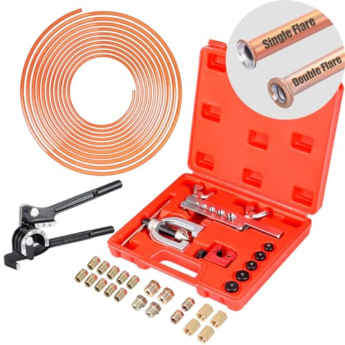 JINGTAO88, Kit de línea de freno de 3/16 pulgadas con doblador de tubos