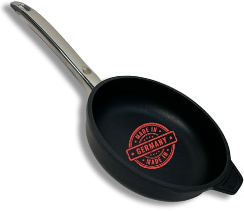 TLESS® Premium Bratpfanne Made in Germany Ø 20 cm | Pfanne & Universalpfanne für Induktion | sehr widerstandsfähig & spülmaschinenfest | Jetzt Testen