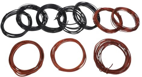 DECOMELODY 10piezas Kit De Alambres De Aluminio Para Bonsáis Para Floristería y Jardinería Adaptable