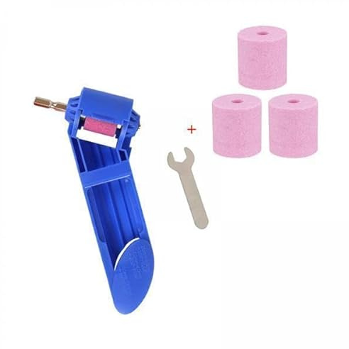 LOVIVER 2x Affilatrice per Punte Da Trapano Affilatrice per Utensili con Ruote Lucidanti Accessori di Colore Compatto