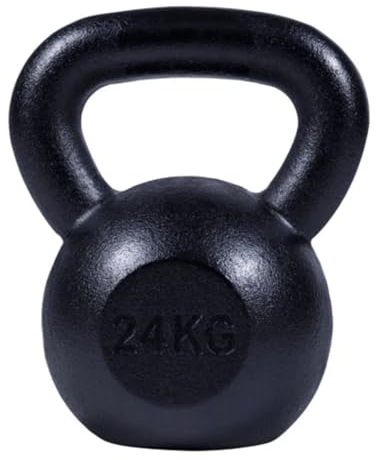 GORILLA SPORTS® Kettlebell - 2 bis 32 kg Gewichte, Einzeln/Set, Gusseisen, Bodenschonend, Silber oder Schwarz - Kugelhantel, Schwunghantel, Kugelgewicht, Rundgewicht, Krafttraining