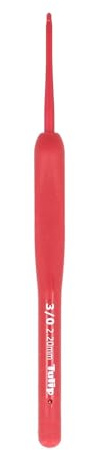 Tulip Etimo Red Aguja de Ganchillo Softgrip 2.20mm - 1 Unidad