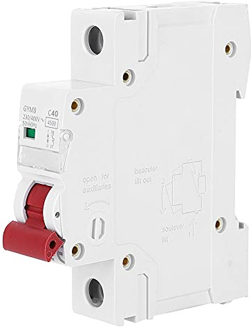 SEAFRONT Interruttore di Commutazione in Miniatura 1p 230/400VAC Interruttore Aereo 2pcs Gym8-C45 MCB 40A/50A/63A Per Protezione un Corto Circuito di Ciclo di Sovraccarico, capacità di Cablaggio