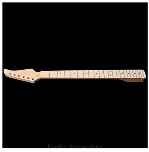 Mástil de guitarra de arce de 22 trastes reemplazo de diapasón de guitarra DIY Piezas de repuesto para guitarra