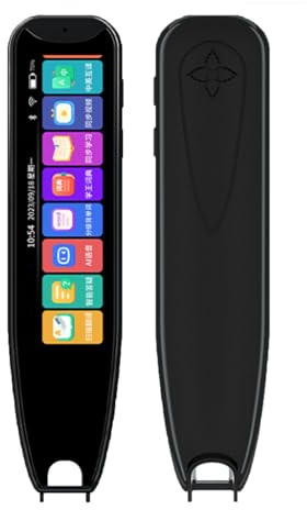 Bolígrafo de Traducción, Traductor Digital Inalámbrico Wi-fi y Bolígrafo de Lectura con Pantalla Táctil HD de 3,69 Pulgadas, Aprendizaje Sin Conexión, Control de Voz Inteligente, Carga Tipo C