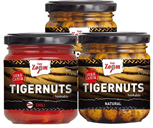 CarpZoom Tigernuts gekocht 220ml Schraubglas