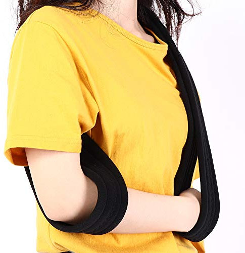 Armschlinge, Schulterabduktionsschlinge Einstellbare Ellenbogenwiederherstellung Unterarmschlinge Schulterstütze Leichte, Atmungsaktive Armstützgurte für Gebrochene Knochen