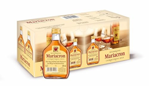 Mariacron Weinbrand mit 36 Prozent vol. Alkohol (24 x 0,1L)