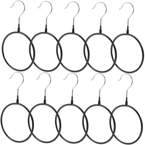 OFFSCH 10pezzi Appendiabiti Per Sciarpe Cravatte Cinture Scialli Anelli Salvaspazio Organizer Per Armadio Grucce Appendiabiti Per Vestiti Per Cinture Organizer Per Cravatte