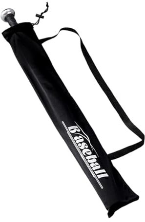 Luckxing Baseballschläger-Einkaufstasche, Schlägertaschen für Baseball,Faltbare tragbare Organizer-Tasche - Weiche Umhängetasche, Schwarze Tragetasche mit Riemen für Reisen, Baseballfeld