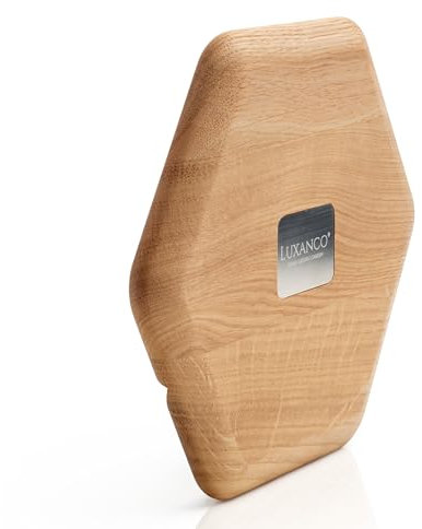 LUXANCO Dessous de Plat en Bois Aimanté – Résistant à la Chaleur, 2-en-1 Support Tablette et Protection Plaque Induction, Élégant Dessous de Casserole pour Cuisine Moderne