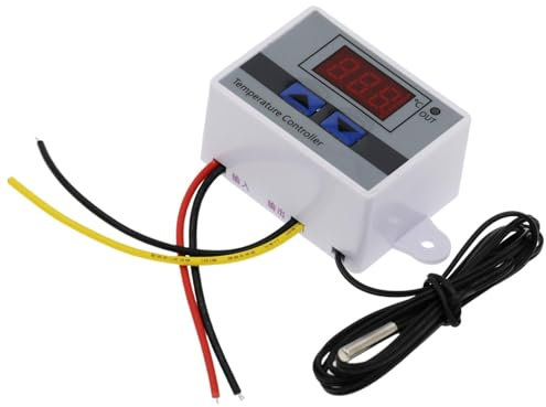 Thermostat numérique électrique - Contrôleur de température de précision - Thermostat de tapis chauffant - Chauffage économe en énergie - Facile à utiliser - 8,5 cm - Pour plinthe électrique