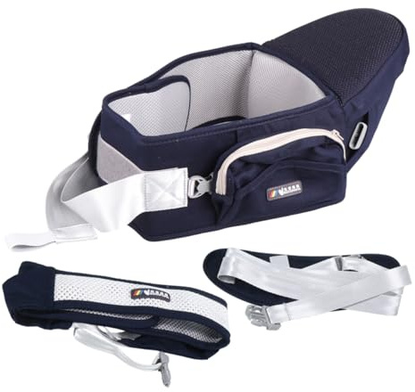 Vaguelly sosteniendo taburete curiosidades bebé portabebe babys carrier Observación recien nacido Caminar asiento de cadera infantil taburete individual para Blue