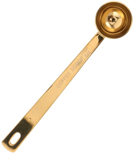 ARTIBETTER Cucchiaio Dosatore per Caffè in Acciaio Inox 304, Manico con Tacche Graduate da 10 Ml, Misurino per Polvere di Latte e Tè, Utensile da Cucina Versatile per Uso Quotidiano
