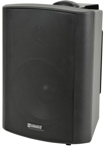 Adastra Altavoz Exterior Resistente a la Intemperie | 90 W | Negro 5.25 Pulgadas