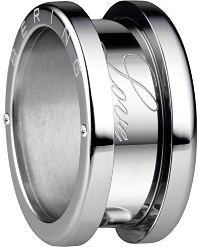 Bering Damen-Ring Edelstahl Zirkonia weiß Gr. 65 (20.7)-520-10-114
