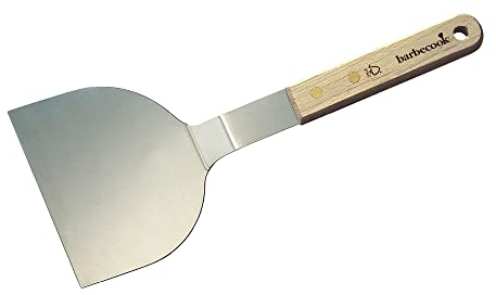 Barbecook Hamburgerwender mit Holzgriff, grillspachtel, für Grill und Flache grillplatte, 30cm