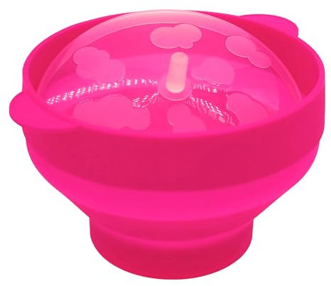 Ciotola per microonde | Ciotola per popcorn | Ciotola | Ciotola per macchina per popcorn microonde lavabile in lavastoviglie per serata al cinema e