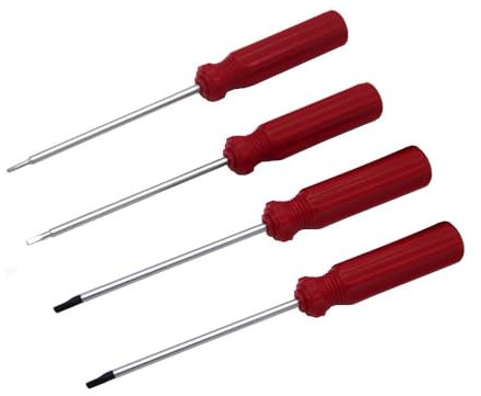 Set di 4 cacciaviti a testa triangolare per Thomas McDonald's giocattoli serie di riparazione, viti di sicurezza triangolari, attrezzi per smontaggio e montaggio giocattolo