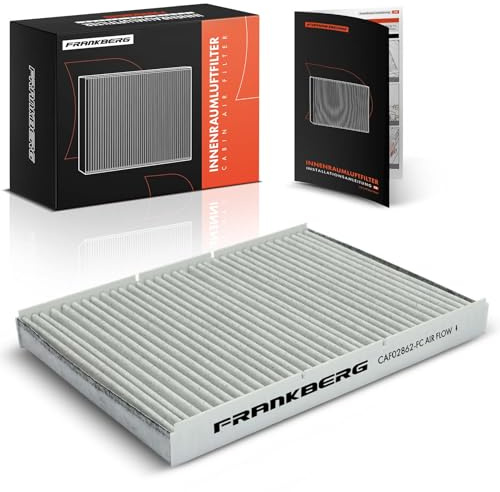 Frankberg Filtro Aria Cabina Filtro Abitacolo Replace# K1047A | Compatibile con Golf IV 1J1 L.u.p.o 6E1 6X1 Polo 6N2 Golf III Variantee 1H5 A3 8L1