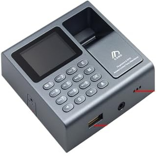 Timbratrice, Scanner portatile for impronte digitali biometriche di controllo accessi RFID Registratore di presenze USB for 1000 utenti Macchina for dipendenti,Macchina per Carte