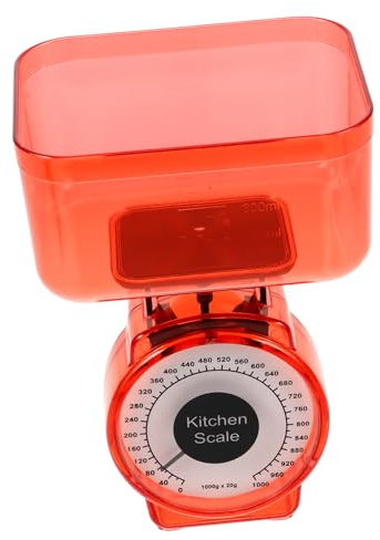 EPIGEIST Báscula Mecánica de Cocina Multifuncional sin Batería Plástico Seguro y Práctica para Pesar Alimentos y Hornear Color Aleatorio Color Aleatorio