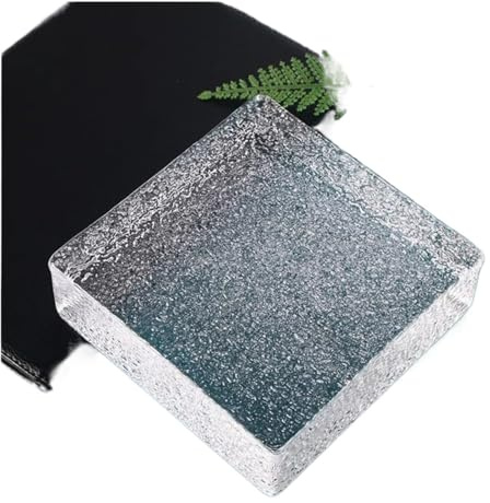 Azulejos rectangulares de cristal, Bloque de Vidrio 15x15x5 cm for Decoración Interiores y División Espacios