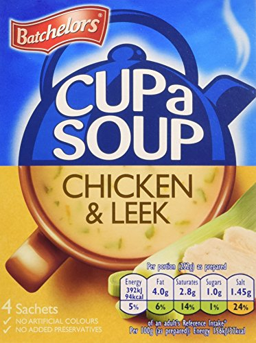 Batchelors Cup a Soup Chicken and Leek 4 Sachets 86 g (Pack of 9)