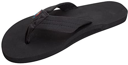 Rainbow Sandals Men's Cloud Sandals, Black, Men's Large / 9.5-10.5 D(M) US