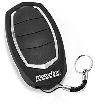 Motorline FALK - Mando a distancia (4 canales, 433,92 MHz, color negro)