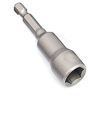 BE-TOOL 1 douille hexagonale de 6,35 mm pour perceuse manuelle, tournevis électrique et clé à douille (10 mm)