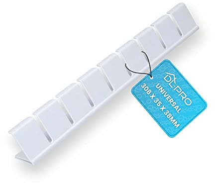 DL-pro Flaschenhalter 31x4,5x3,5cm passend für Bosch Siemens Neff Constructa 00791396 Flaschenkamm für Abstellfach Flaschenfach Kühlschranktüre