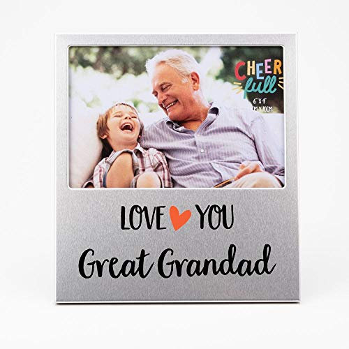Love You Great Grandad Aluminium Photo Frame 6 4