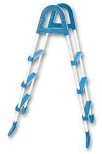 Mountfield Escalera de Seguridad para Piscina 0,90 m para Piscinas de Pared de Acero Azuro