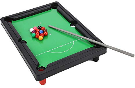 Cryfokt Mini Snooker Spiel Set Leichter Billardtisch Mini Billardtisch für Praty für Familien Spielen #621
