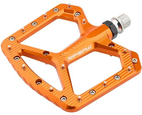 Wolf Tooth Ripsaw Pedals, Plattform-Pedal, orange, PDL-RS-ORG