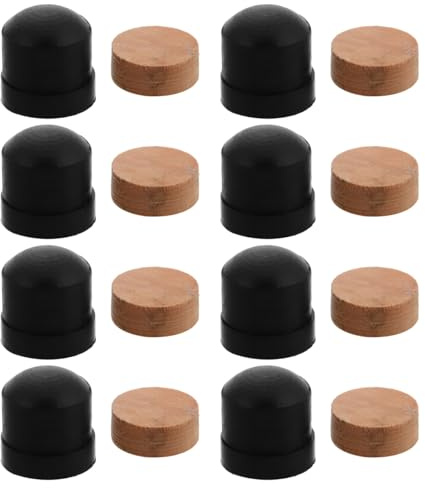 Kisangel Trombone Water Key Repair Kit 5 Valve Cork Pads and 5 Slide End Bumpers Brass Instrument Accessories for Trumpet Saxophone Clarinet Wind Instruments