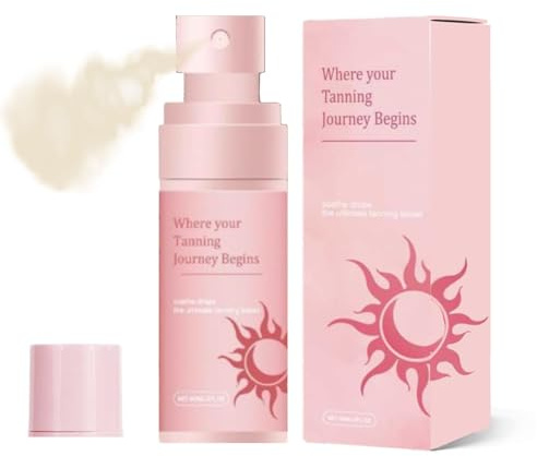 Self Tanning Spray, Medium Dark Bronze Natural Glow, Quick-Dry Body Bronzer, Non-Greasy Formula, Fast-drying,Non-Sticky & Travel-Size (2 fl oz)