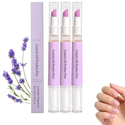 Lápiz de aceite para cutículas 2 en 1, empujador de cutículas para uñas colgantes, lápiz de cuidado de uñas, removedor de cutículas, gel quitacutículas, gel para el crecimiento de las cutículas
