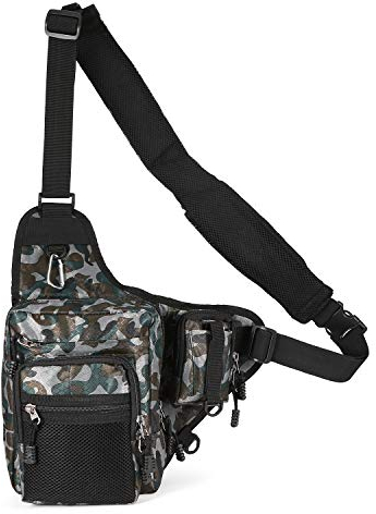 Lixada 32 x 39 x 12 cm Ködertasche Angeltasche Werkzeugtasche Multifunktions Sport Outdoor Camping Wandern Bergsteigen
