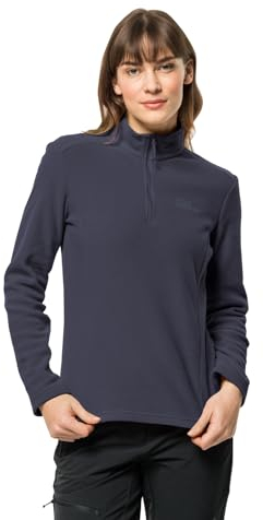 Jack Wolfskin Damen Taunus HZ W Fleecepullover, Graphite, S