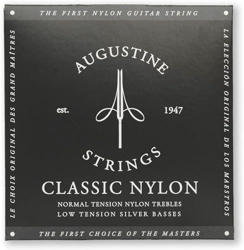Juego de cuerdas para guitarra clasica/española, Augustine etiqueta negra.