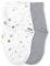 Ingenuity SwaddleMe, Monogram Collection Pucktuch, Größe 0-3 Monate, 3,1-6,3 kg, 2 Stück, 0.5 TOG - Sonnenuntergang