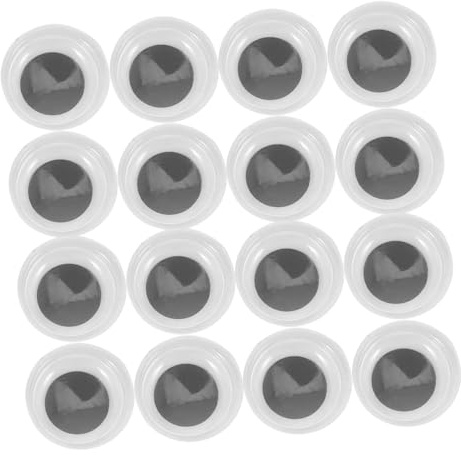 HIAKDOFT 500 Pezzi Occhi Mobili Autoadesivi Nero e Bianco per DIY Pupazzi e Scrapbooking Occhietti in Plastica Rotondi Facili da Incollare per Progetti Creativi e Decorazioni Artistiche